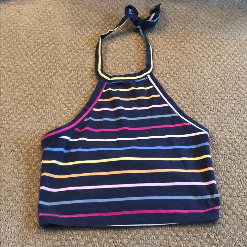 Rainbow crop top